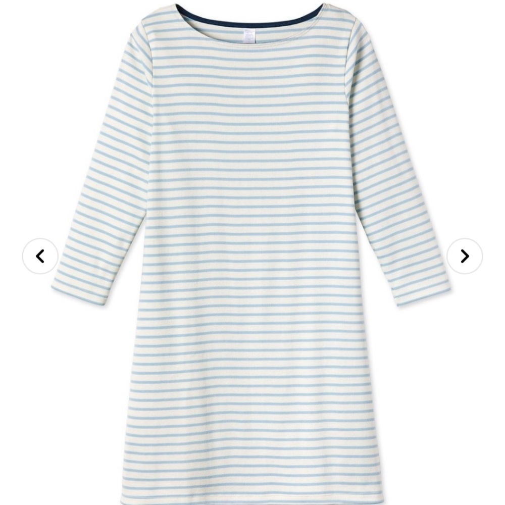 LAKE Pajamas Small Medium Breton Dress French Blue - Picture 3 of 3